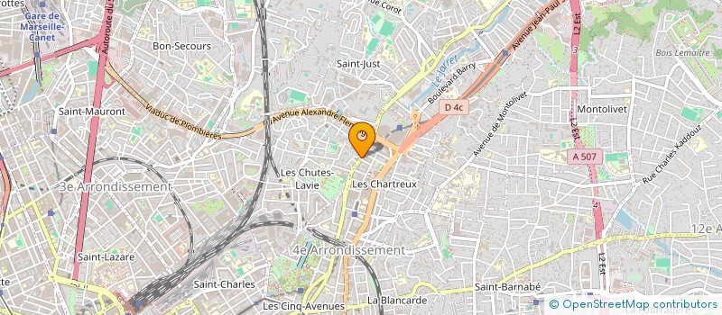 localisation de l'entreprise BATIMENTS 2014  MARSEILLE