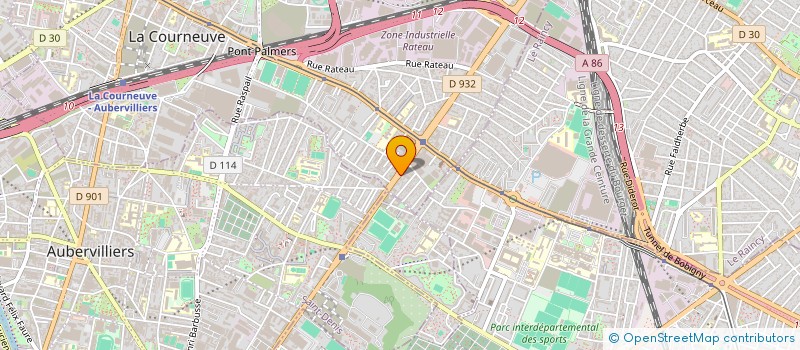 localisation de l'entreprise BATIMENTS CONSTRUCTIONS MODERNES à LA COURNEUVE