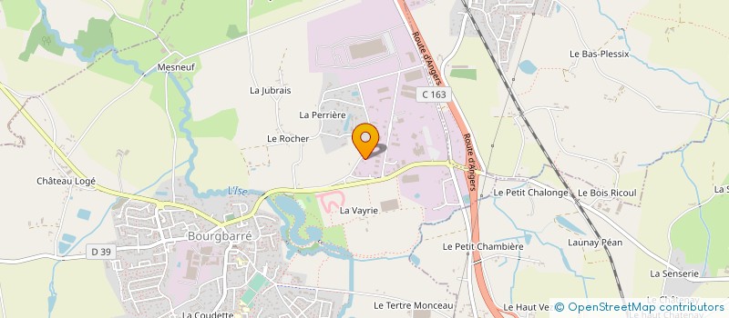 localisation de l'entreprise BATIMENTS D'ELEVAGE DEMAY à BOURGBARRE