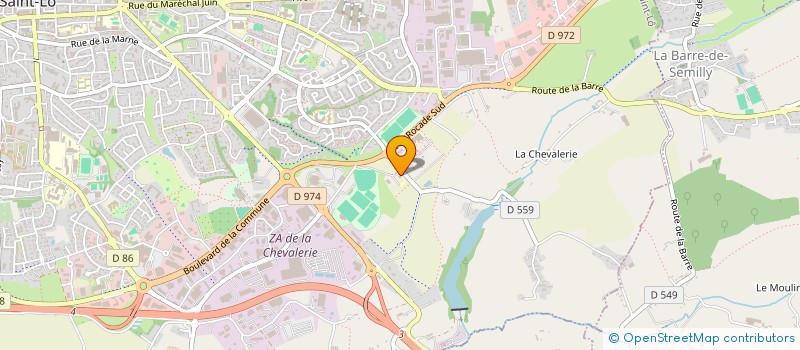 localisation de l'entreprise BATIMENTS D'ENTREPRISES DE L'OUEST à SAINT-LO
