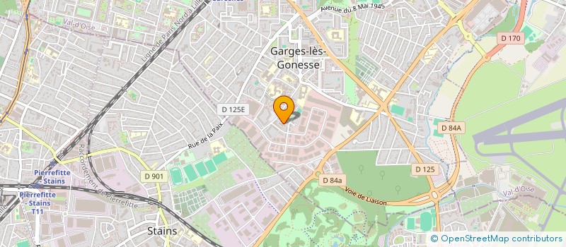 localisation de l'entreprise BATIMENTS DECORATION SERVICES  GARGES LES GONESSE