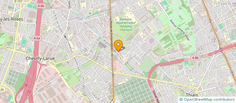 localisation de l'entreprise BATIMENTS ET MATERIAUX  VITRY-SUR-SEINE