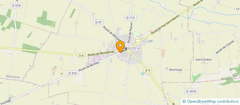 localisation de l'entreprise BATIMENTS ET MATERIELS D'ELEVAGE à CLEON-D'ANDRAN