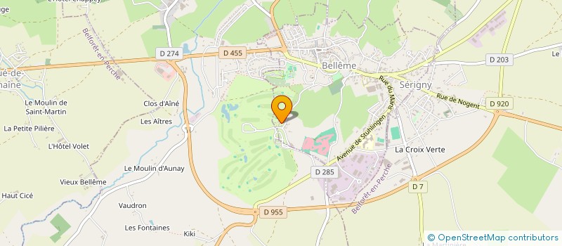 localisation de l'entreprise BATIMENTS ET RENOVATIONS PERCHERONS à BELLEME