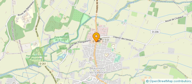 localisation de l'entreprise BATIMENTS ET SERVICES EN ELEVAGE à BEAUMONT-LES-VALENCE