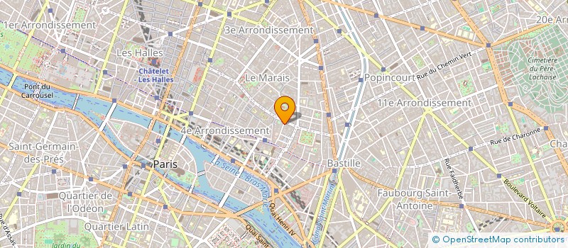 localisation de l'entreprise BATIMENTS ET SYSTEMES à PARIS