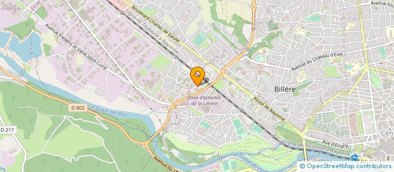 localisation de l'entreprise BATIMENTS ETUDES & CONSEILS à BILLERE