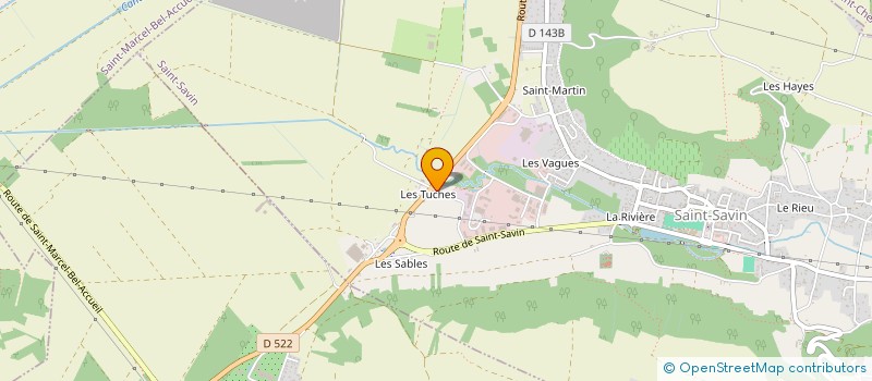 localisation de l'entreprise BATIMENTS MAZON GABRIEL  SAINT-SAVIN