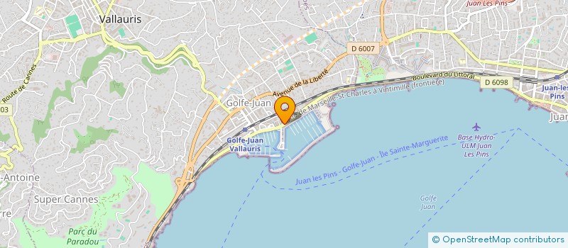 localisation de l'entreprise BATIMENTS MODERNE PACA à VALLAURIS
