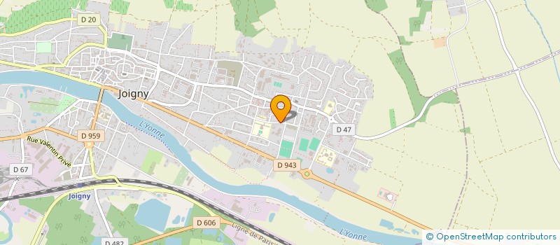 localisation de l'entreprise BATIMENTS MODERNES ET HABITATS à JOIGNY