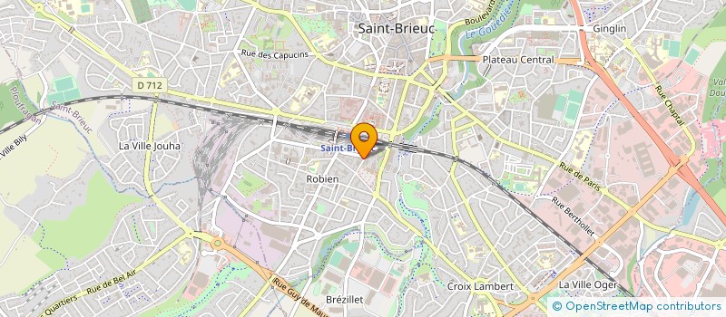 localisation de l'entreprise BATIMENTS TECHNIQUES BRETONS à SAINT-BRIEUC