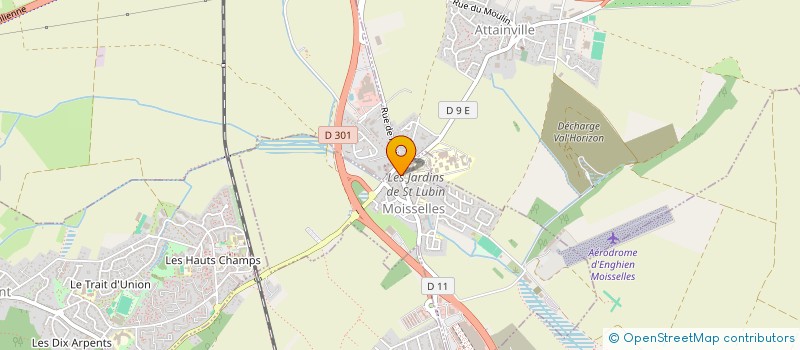 localisation de l'entreprise BATIMENTS TRAVAUX RENOVATION à MOISSELLES