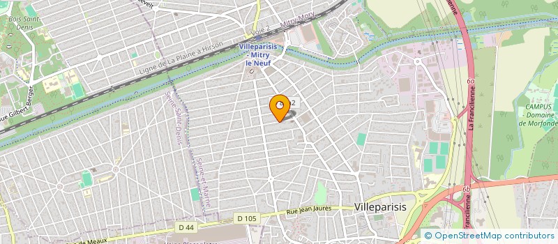localisation de l'entreprise BATIMESSA à VILLEPARISIS
