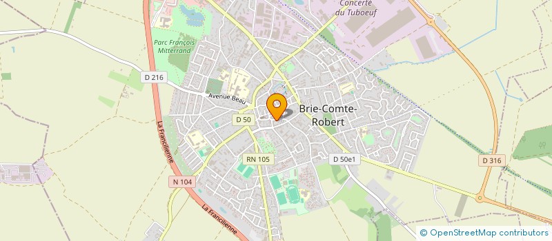localisation de l'entreprise BATIMET à BRIE-COMTE-ROBERT