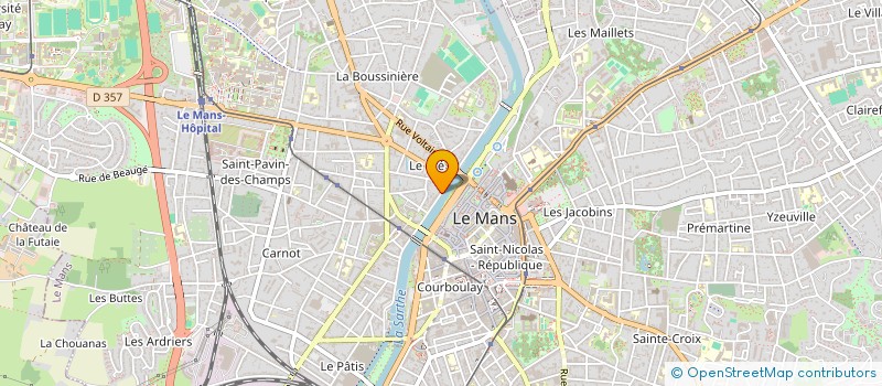 localisation de l'entreprise BATIMEX à LE MANS