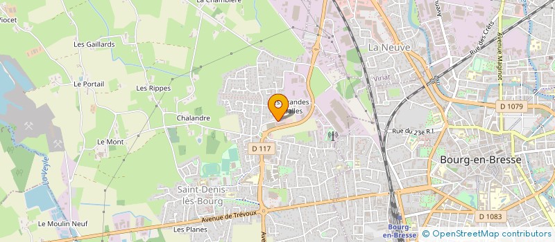 localisation de l'entreprise BATIMEX à SAINT-DENIS-LES-BOURG