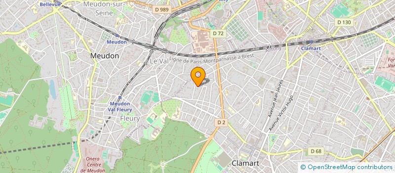 localisation de l'entreprise BATIMEX à CLAMART