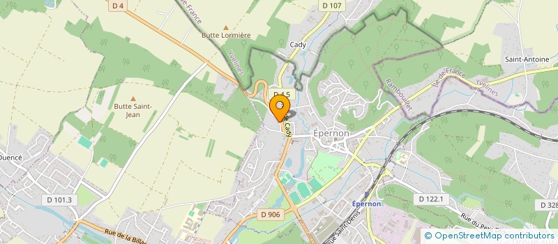 localisation de l'entreprise BATIMG à EPERNON