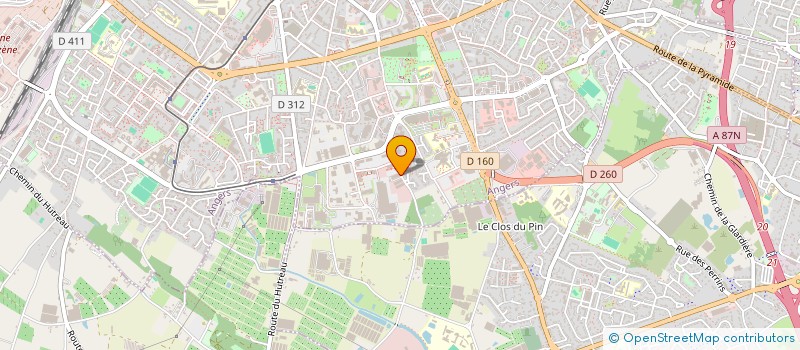 localisation de l'entreprise BATIMGIE à ANGERS