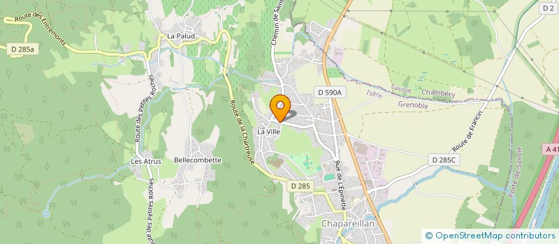 localisation de l'entreprise BATIMMO  CHAPAREILLAN