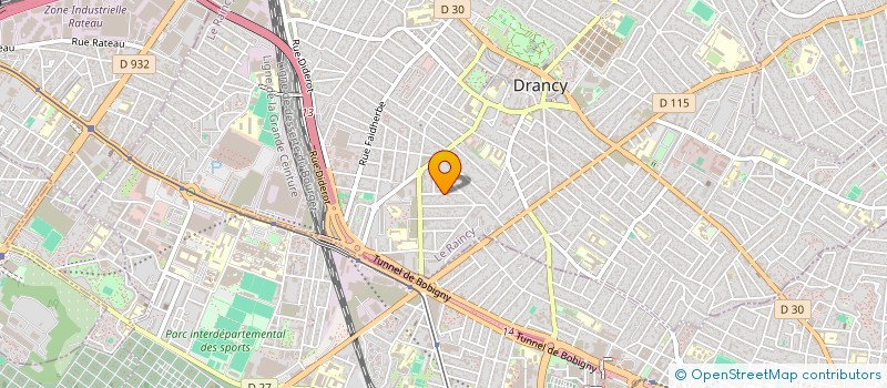 localisation de l'entreprise BATIMMO à DRANCY