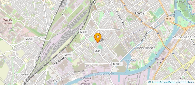 localisation de l'entreprise BATIMO à LILLE