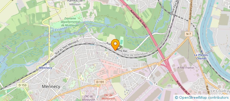 localisation de l'entreprise BATIMO  ORMOY