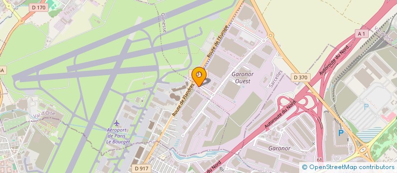 localisation de l'entreprise BATIMO  GONESSE