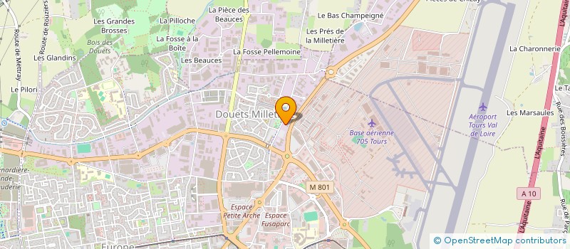 localisation de l'entreprise BATIMO 86  TOURS