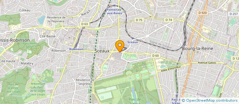 localisation de l'entreprise BATIMO CONSEIL à SCEAUX