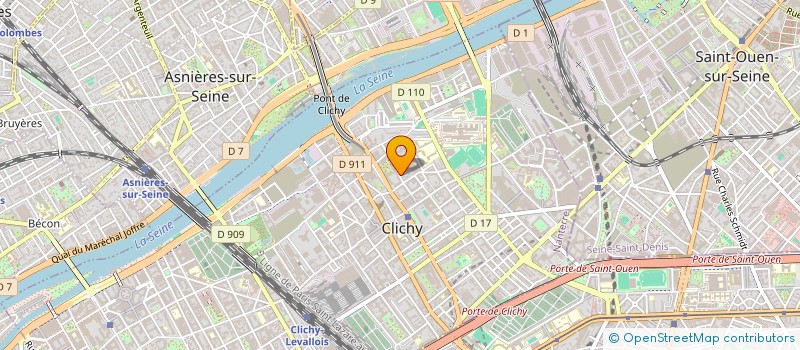 localisation de l'entreprise BATIMOB à CLICHY