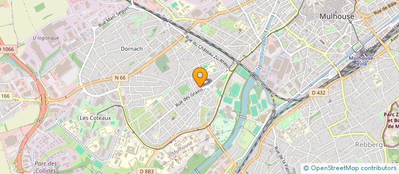 localisation de l'entreprise BATIMOD à MULHOUSE
