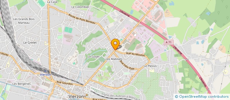 localisation de l'entreprise BATIMODULE à VIERZON