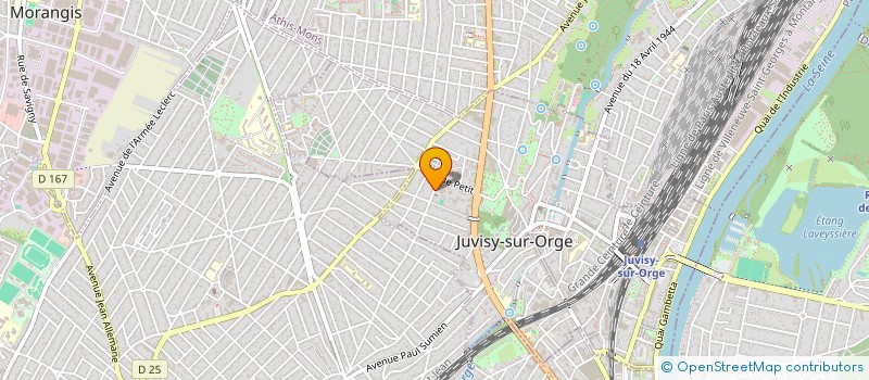 localisation de l'entreprise BATIMONTAGE EVOLUTION à JUVISY-SUR-ORGE