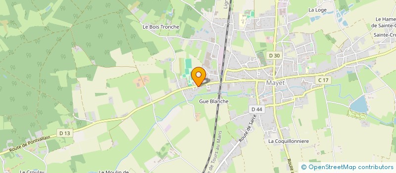 localisation de l'entreprise BATIMOR  MAYET