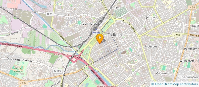 localisation de l'entreprise BATIMRAN à REIMS