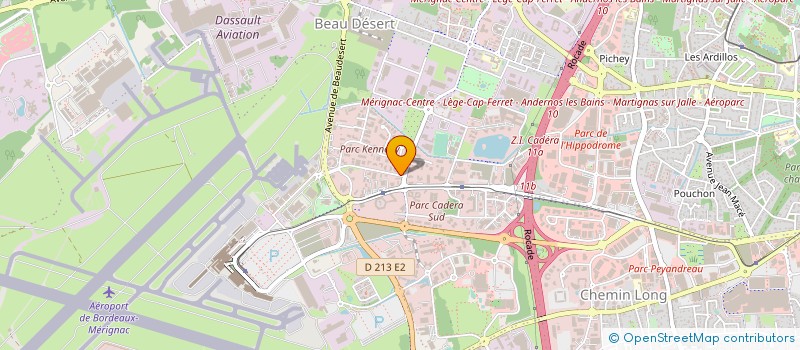 localisation de l'entreprise BATIMUR à MERIGNAC