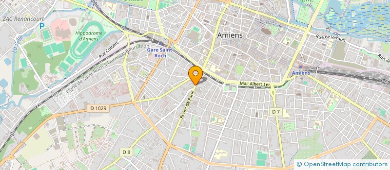 localisation de l'entreprise BATIMURS INVEST  AMIENS