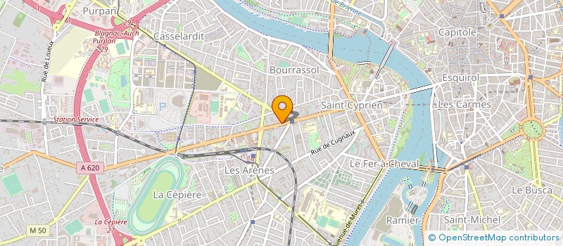 localisation de l'entreprise BATINAG SARL à TOULOUSE