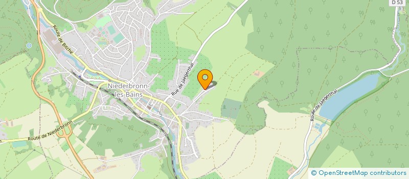 localisation de l'entreprise BATINAM ISOLATIONS  NIEDERBRONN-LES-BAINS