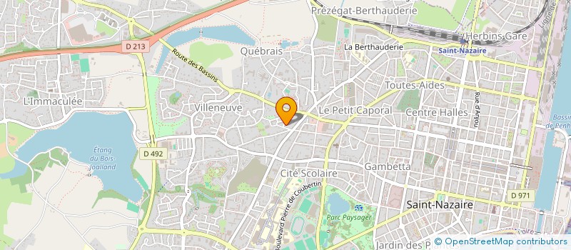 localisation de l'entreprise BATINAZ  LA BAULE-ESCOUBLAC