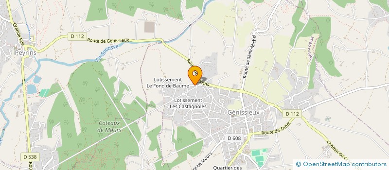 localisation de l'entreprise BATINCENTIVE  GENISSIEUX