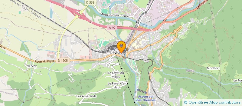 localisation de l'entreprise BATINE  SAINT-GERVAIS-LES-BAINS