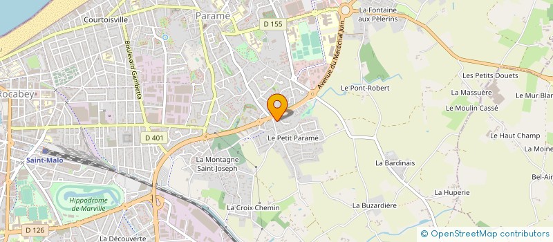 localisation de l'entreprise BATINEO GROUPE  SAINT-MALO