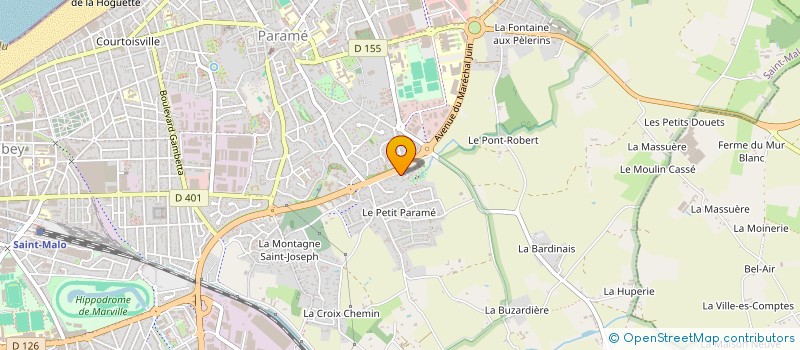 localisation de l'entreprise BATINEO HABITAT  SAINT-MALO