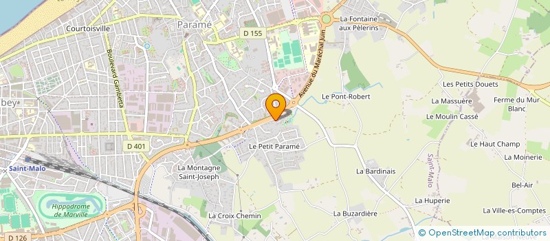 localisation de l'entreprise BATINEO INGENIERIE  SAINT-MALO