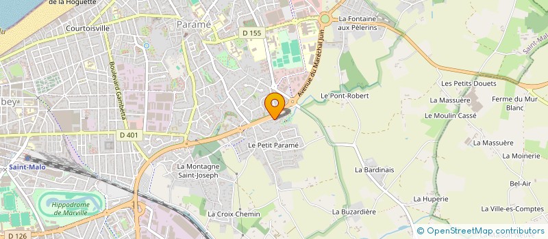 localisation de l'entreprise BATINEO RENOVATION  SAINT-MALO