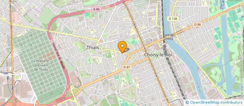 localisation de l'entreprise BATINERGY à THIAIS