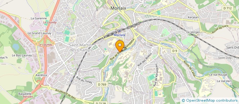 localisation de l'entreprise BATINES à MORLAIX