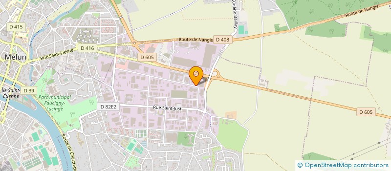 localisation de l'entreprise BATINET à VAUX-LE-PENIL